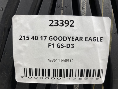 215 40 17 GOODYEAR EAGLE F1 GS-D3