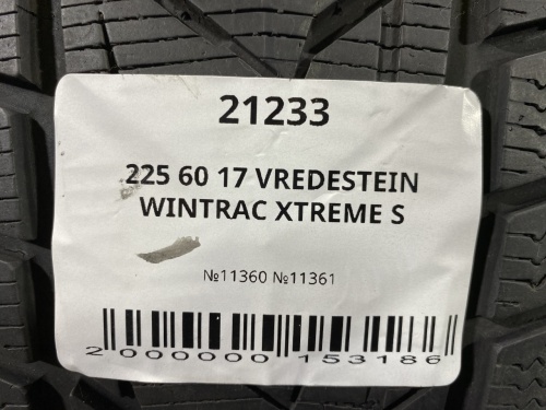 225 60 17 VREDESTEIN WINTRAC XTREME S