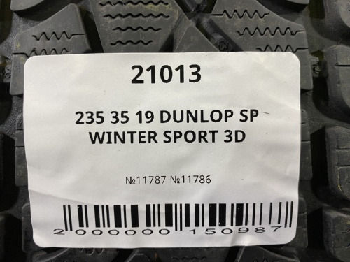 235 35 19 DUNLOP SP WINTER SPORT 3D