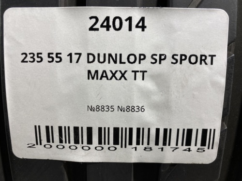 235 55 17 DUNLOP SP SPORT MAXX TT