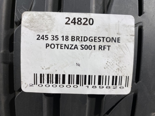 245 35 18 BRIDGESTONE POTENZA S001 RFT