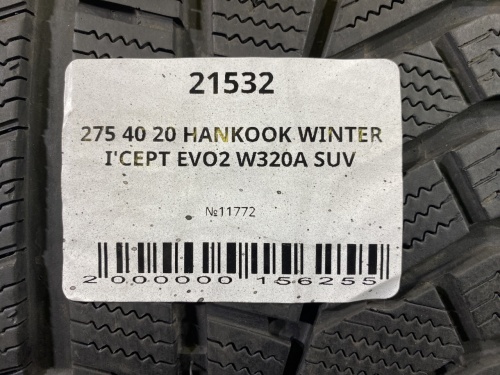 275 40 20 HANKOOK WINTER I'CEPT EVO2 W320A SUV