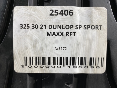 325 30 21 DUNLOP SP SPORT MAXX RFT
