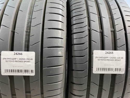 (РАЗНОШИР + 24265) 255 40 18 TOYO PROXES SPORT