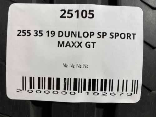 255 35 19 DUNLOP SP SPORT MAXX GT