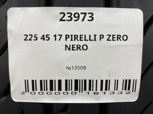 225 45 17 PIRELLI P ZERO NERO