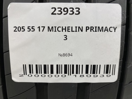 205 55 17 MICHELIN PRIMACY 3