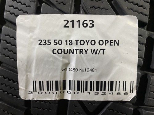 235 50 18 TOYO OPEN COUNTRY W/T