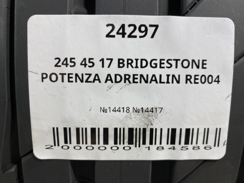 245 45 17 BRIDGESTONE POTENZA ADRENALIN RE004