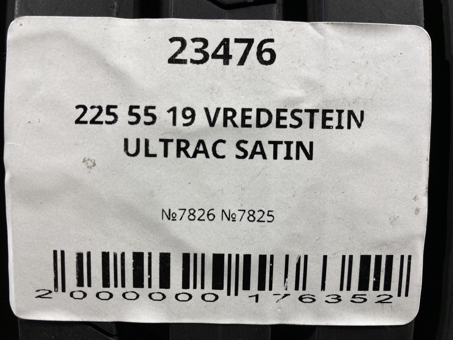 225 55 19 VREDESTEIN ULTRAC SATIN