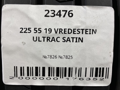 225 55 19 VREDESTEIN ULTRAC SATIN