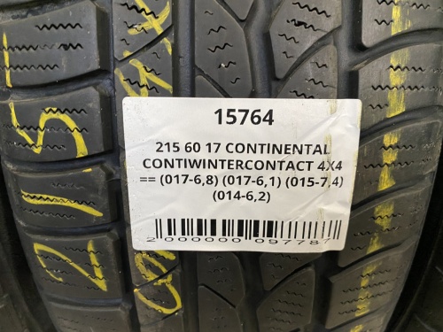 215 60 17 CONTINENTAL CONTI4X4WINTERCONTACT