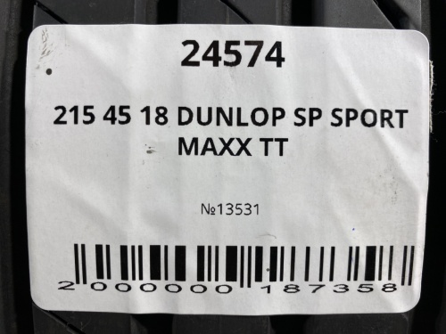 215 45 18 DUNLOP SP SPORT MAXX TT