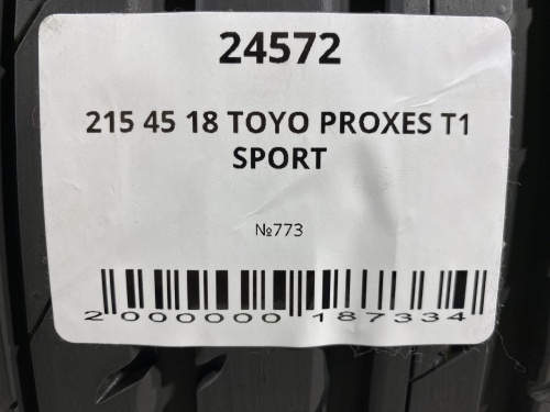 215 45 18 TOYO PROXES T1 SPORT
