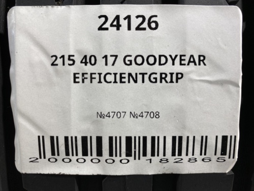 215 40 17 GOODYEAR EFFICIENTGRIP