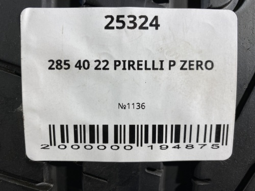 285 40 22 PIRELLI P ZERO