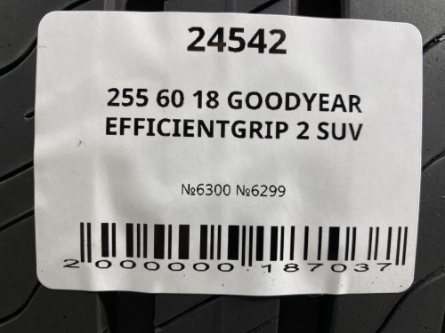 255 60 18 GOODYEAR EFFICIENTGRIP 2 SUV