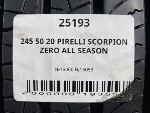 245 50 20 PIRELLI SCORPION ZERO ALL SEASON