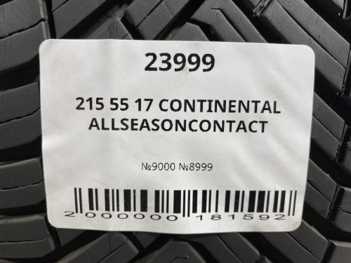 215 55 17 CONTINENTAL ALLSEASONCONTACT