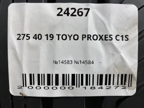 275 40 19 TOYO PROXES C1S
