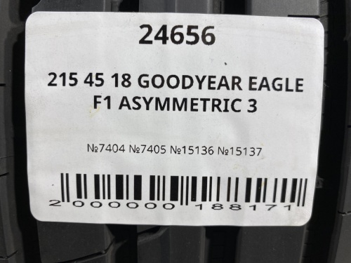 215 45 18 GOODYEAR EAGLE F1 ASYMMETRIC 3