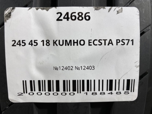 245 45 18 KUMHO ECSTA PS71