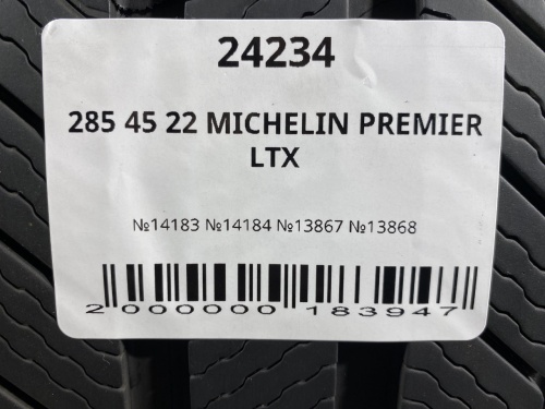 285 45 22 MICHELIN PREMIER LTX