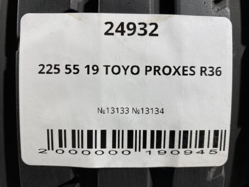 225 55 19 TOYO PROXES R36