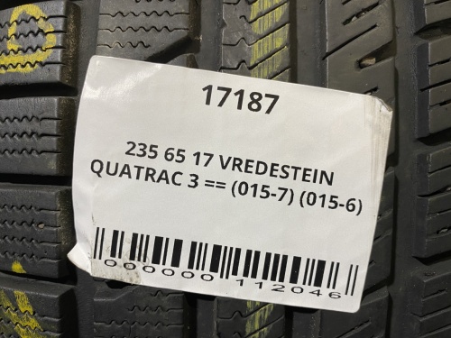 235 65 17 VREDESTEIN QUATRAC 3 == (015-7) (015-6)