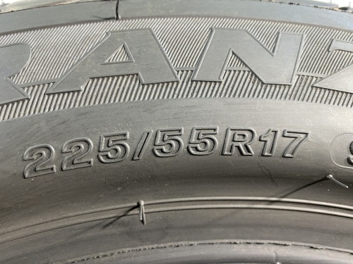 225 55 17 BRIDGESTONE TURANZA ER300 RFT