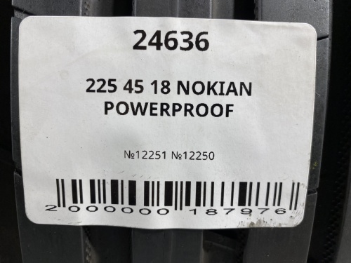 225 45 18 NOKIAN POWERPROOF