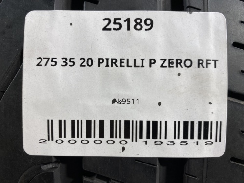 275 35 20 PIRELLI P ZERO RFT