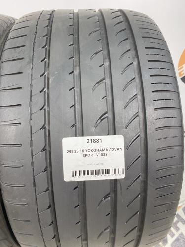 295 35 18 YOKOHAMA ADVAN SPORT V103S