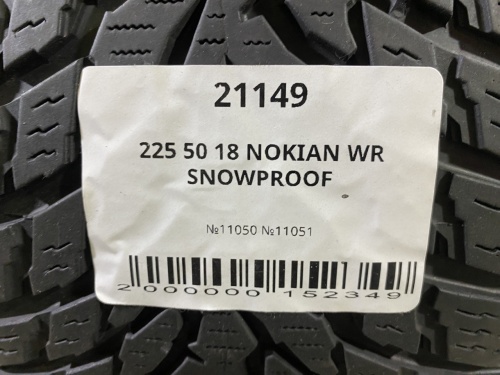 225 50 18 NOKIAN WR SNOWPROOF
