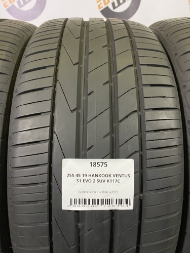 255 45 19 HANKOOK VENTUS S1 EVO 2 SUV K117C