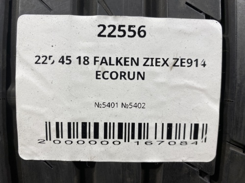 225 45 18 FALKEN ZIEX ZE914 ECORUN
