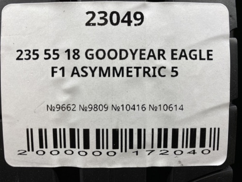 235 55 18 GOODYEAR EAGLE F1 ASYMMETRIC 5