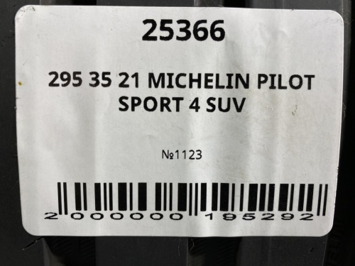 295 35 21 MICHELIN PILOT SPORT 4 SUV