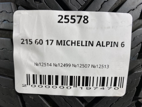 215 60 17 MICHELIN ALPIN 6