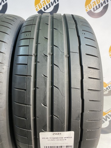 255 45 19 HANKOOK VENTUS S1 EVO 3 EV K127E