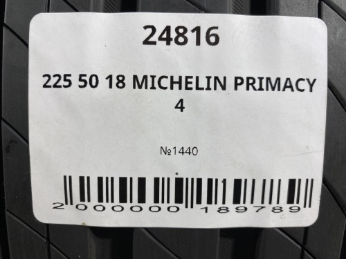 225 50 18 MICHELIN PRIMACY 4