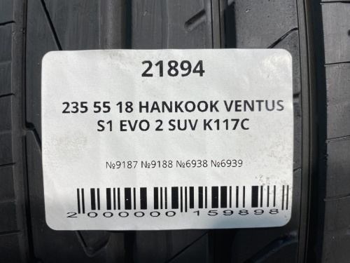 235 55 18 HANKOOK VENTUS S1 EVO 2 SUV K117C