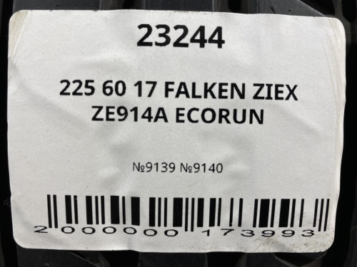 225 60 17 FALKEN ZIEX ZE914A ECORUN
