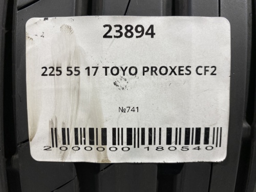 225 55 17 TOYO PROXES CF2
