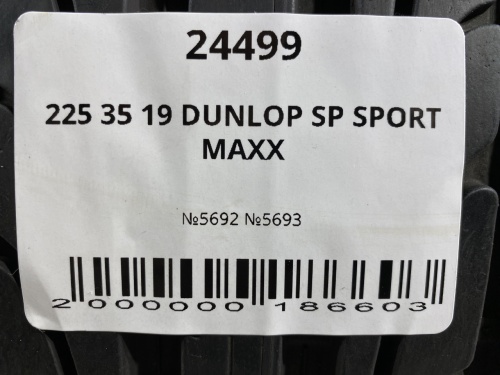 225 35 19 DUNLOP SP SPORT MAXX