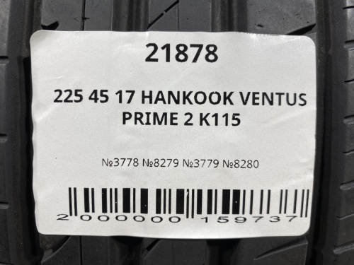 225 45 17 HANKOOK VENTUS PRIME 2 K115