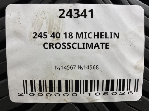 245 40 18 MICHELIN CROSSCLIMATE