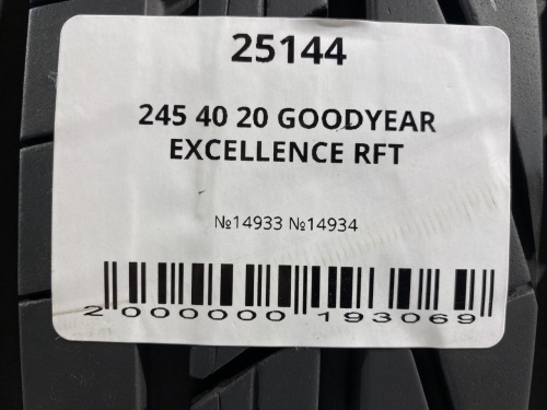 245 40 20 GOODYEAR EXCELLENCE RFT