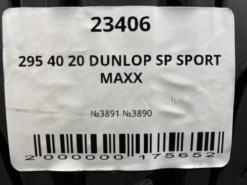 295 40 20 DUNLOP SP SPORT MAXX