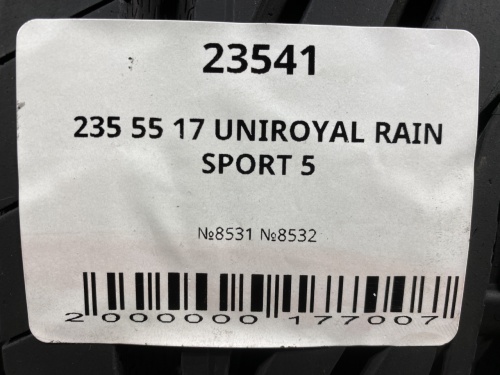 235 55 17 UNIROYAL RAIN SPORT 5